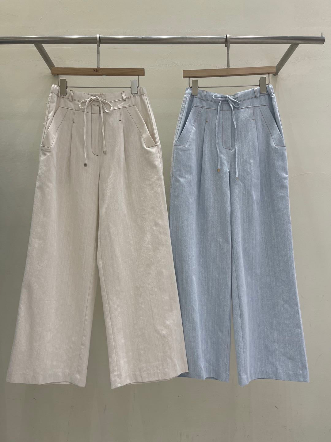 (Premium) Tied Waist Softy Jeans
