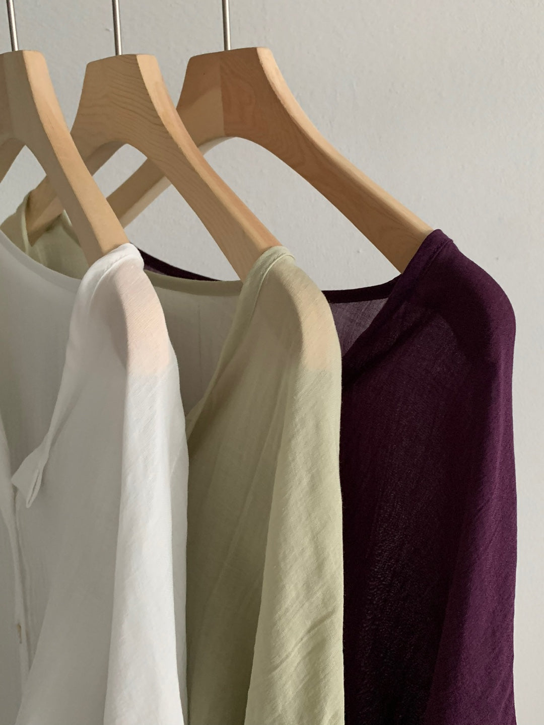 (Premium) Linen Open Blouse