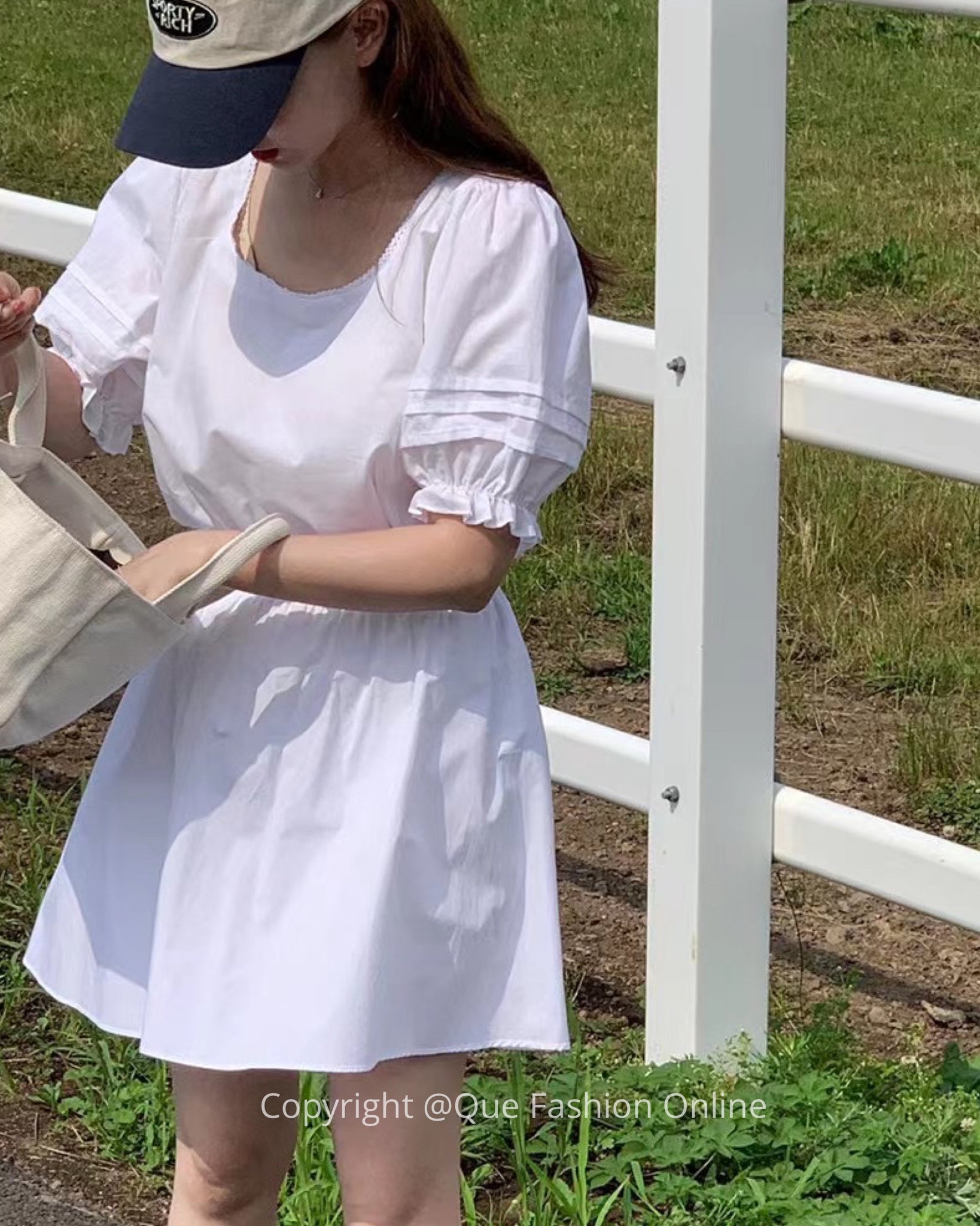 Puff Sleeve w/ Skirt-Pant Set