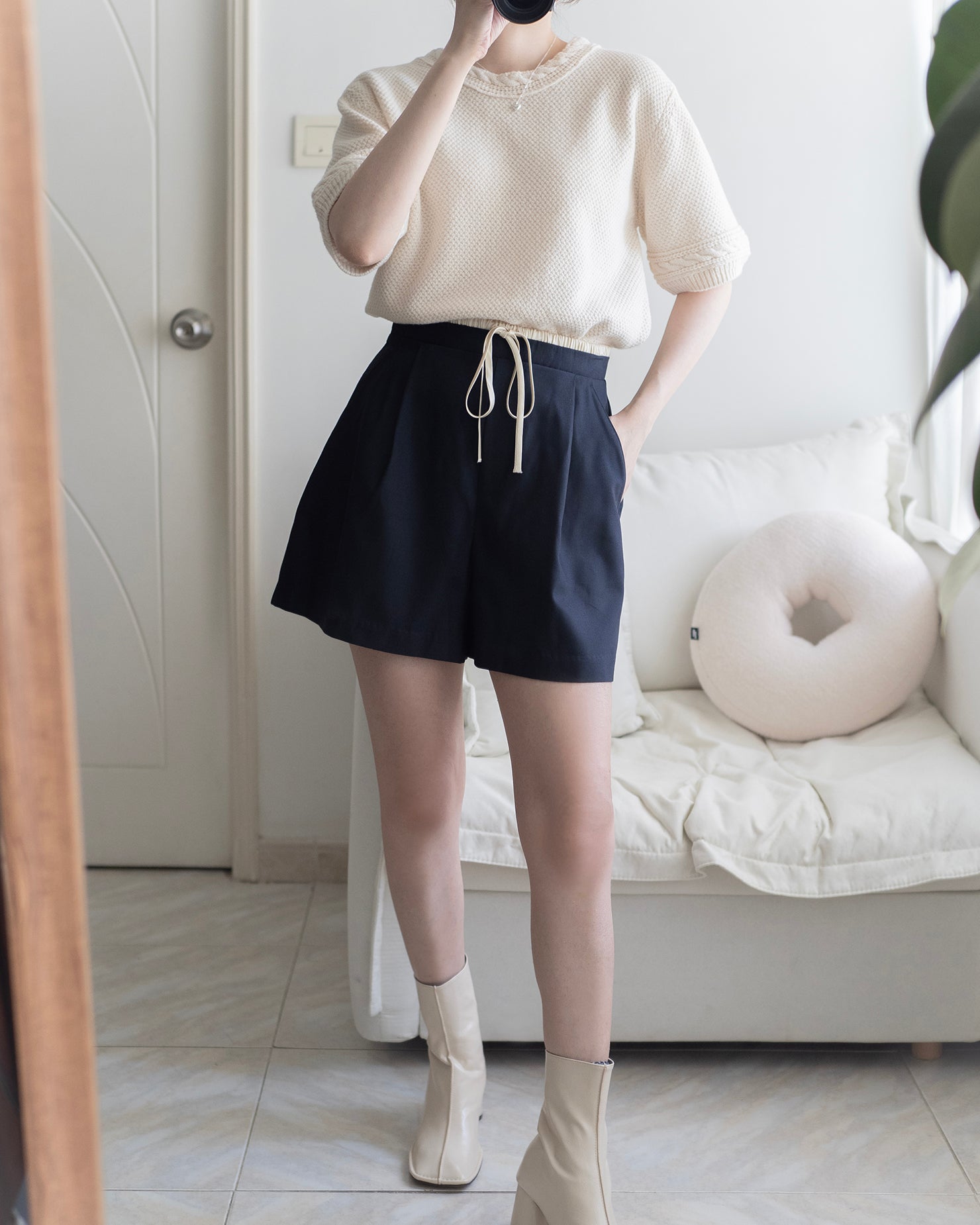 Twisted Rope Knit Top