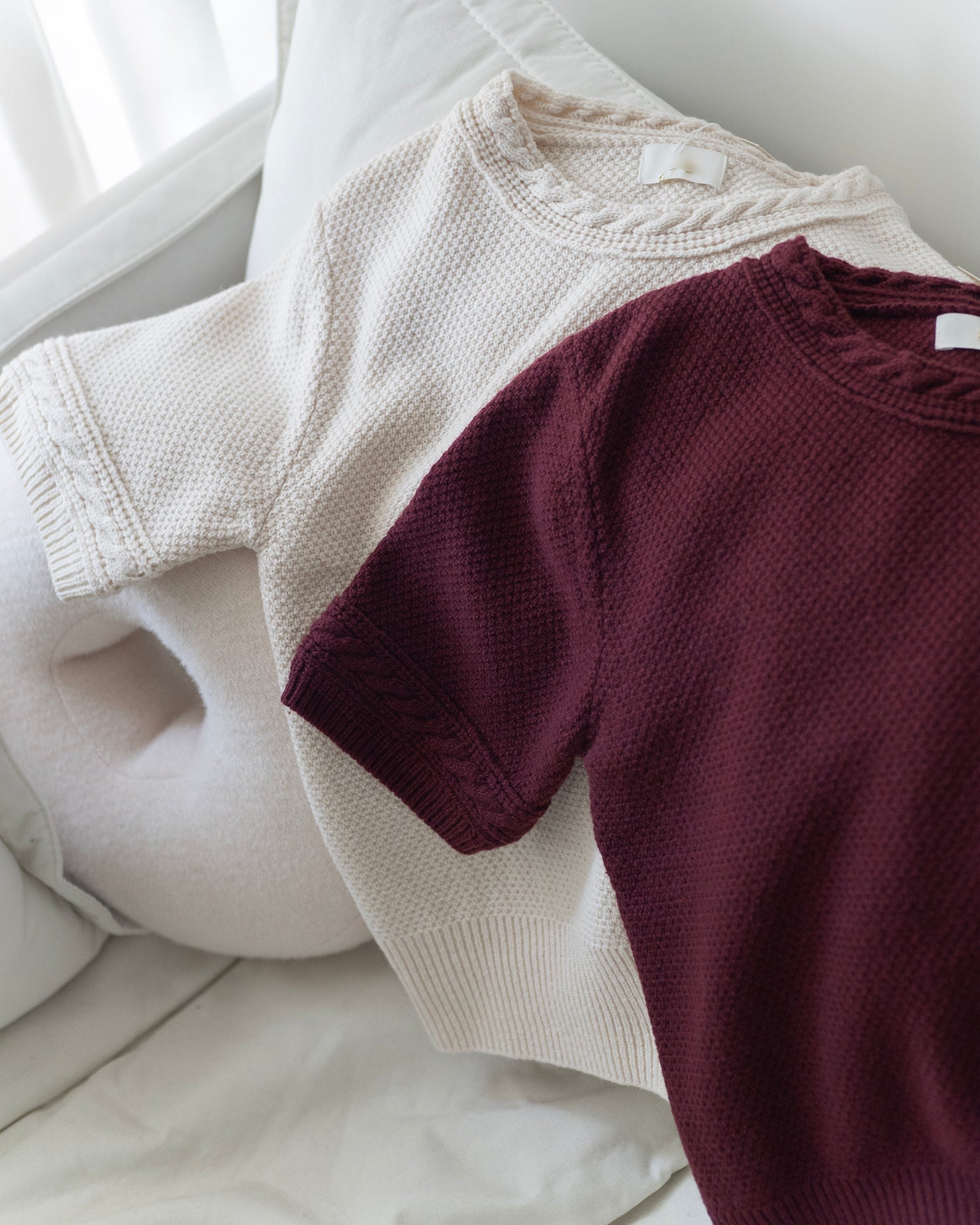 Twisted Rope Knit Top